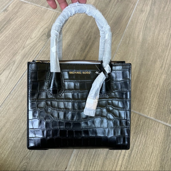 MICHAEL KORS Embossed Leather Mercer Bag - Picture 4 of 9